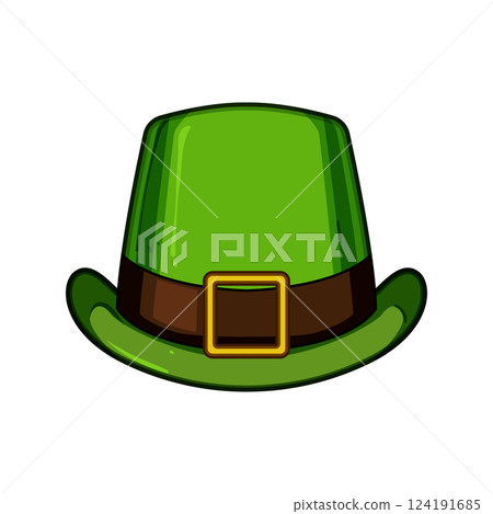 beer leprechaun green hat cartoon vector illustration 124191685