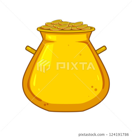 hat leprechaun gold pot cartoon vector illustration hat leprechaun gold pot cartoon vector illustration 124191786