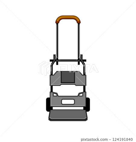 supply hand cart cartoon vector illustration 124191840