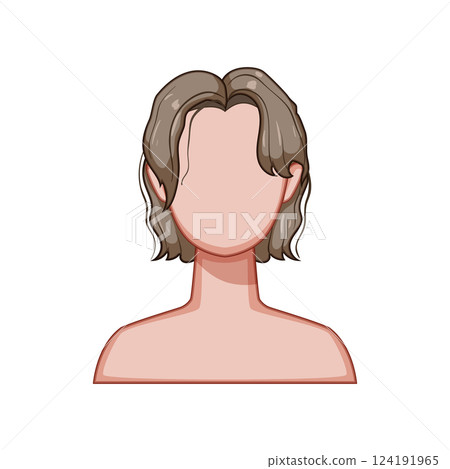 ponytail hairstyles for men cartoon vector illustration ponytail hairstyles for men cartoon vector illustration 124191965