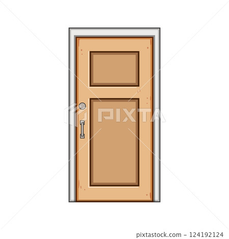 access door house entrance cartoon vector illustration access door house entrance cartoon vector illustration 124192124