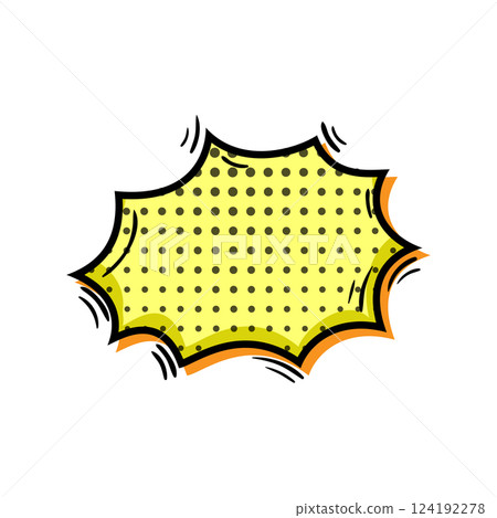 thought comic speech bubble cartoon vector illustration 124192278