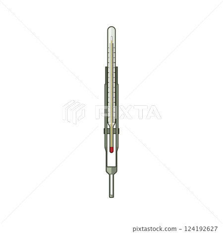 temperature candy thermometer cartoon vector illustration 124192627