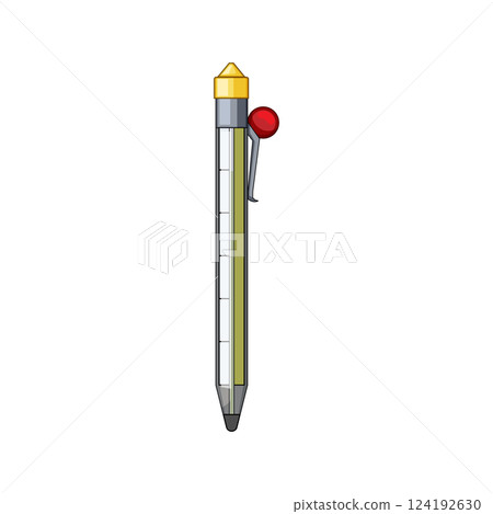 sugar candy thermometer cartoon vector illustration 124192630