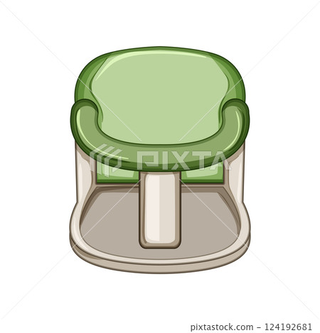 slip bath seat baby cartoon vector illustration slip bath seat baby cartoon vector illustration 124192681