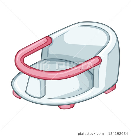 adjustable bath seat baby cartoon vector illustration adjustable bath seat baby cartoon vector illustration 124192684