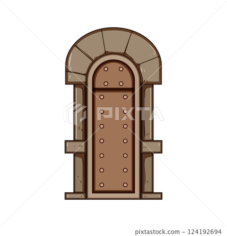 lintel ancient medieval door cartoon vector illustration lintel ancient medieval door cartoon vector illustration 124192694