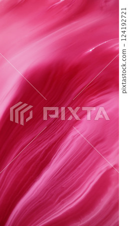 Ripple background. Marble splash. Defocused pink white color ink chemical substance enamel water spreading on acrylic abstraction. 124192721