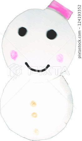 孩子們堆的雪人 124193352