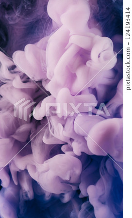 Wave fog. Mist ink. Storm violet dye blast flow water surface. Purple color art haze fantasy spray explosion fluid storm blur background. Wave fog. Mist ink. Storm violet dye blast flow water surface. Purple color art haze fantasy spray explosion fluid storm blur background. 124193414