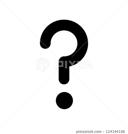 Question mark icon illustration Question mark icon illustration 124194186