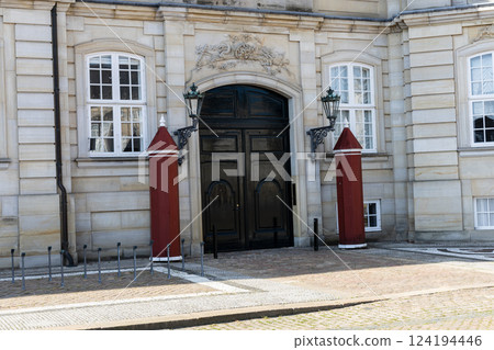 Royal Danish Palace Amalienborg. Royal residence in Copenhagen, Denmark Royal Danish Palace Amalienborg. Royal residence in Copenhagen, Denmark 124194446
