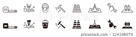 Construction icon 124196079