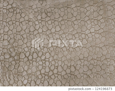 Cream and white brick wall texture background. Brickwork or stonework flooring interior rock old pattern clean concrete grid uneven bricks design stack 124196873