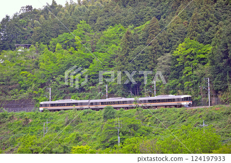 身延線 井出～豐島 JR中央 373系 (靜岡) 藤川 124197933