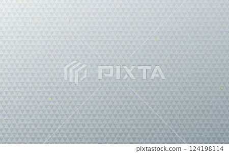 和紙上有金箔的無縫日本圖案。銀色，有鱗片。 124198114