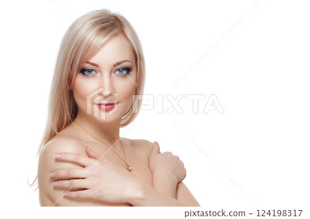 Happy blond Happy blond 124198317