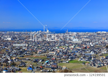 [愛媛郡] 西條市晴朗的天空 124199501