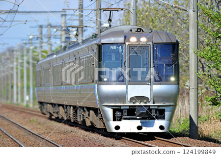 Muroran Main Line, Tojohama, JR Hokkaido, 785 series, NE-4 train (Sapporo), Suzuran 124199849