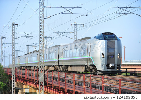 Hakodate Main Line Toyohoro-Ebetsu JR Hokkaido 789 series 1000 series HL-1003 formation (Sapporo) Super Kamui Hakodate Main Line Toyohoro-Ebetsu JR Hokkaido 789 series 1000 series HL-1003 formation (Sapporo) Super Kamui 124199855