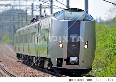 Chitose Line Shimamatsu-Kitahiroshima JR Hokkaido 789 Series 1000 HL-1007 (Sapporo) Super Kamui 124200144