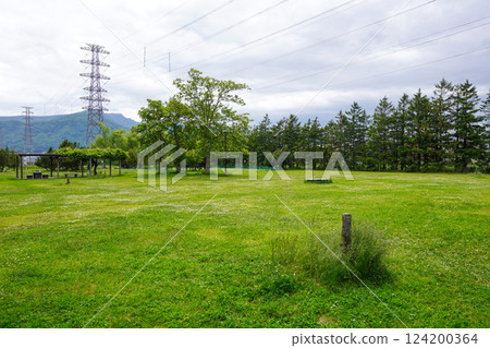 陰天的北發寒公園（札幌市手稻區） 124200364