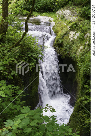 The Ouka caves in the Bushigawa River valley 124200714