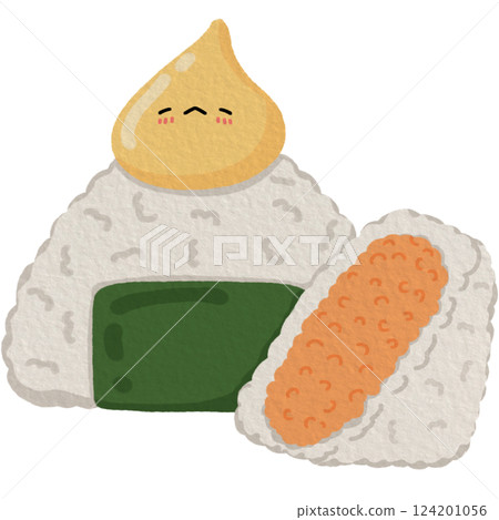 Happy Japanese Food Clipart 124201056