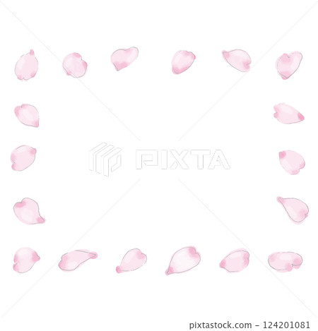 Cherry petal frame Cherry petal frame 124201081