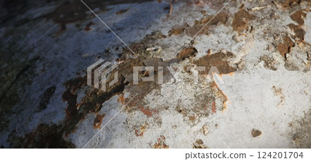 Rustic damaged grunge metal light blue surface Rustic damaged grunge metal light blue surface 124201704