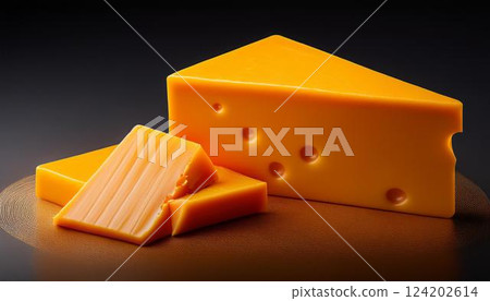 4 片濃鬱的切達乾酪 4 片濃鬱的切達乾酪 124202614