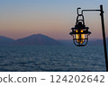 Lantern at dusk 124202642