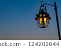 Lantern at dusk 124202644