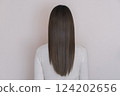 Shiny, beautiful, straight long hair 124202656