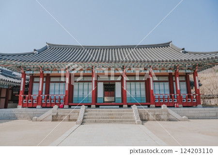 Ancient Korean Architectural Scenery 124203110