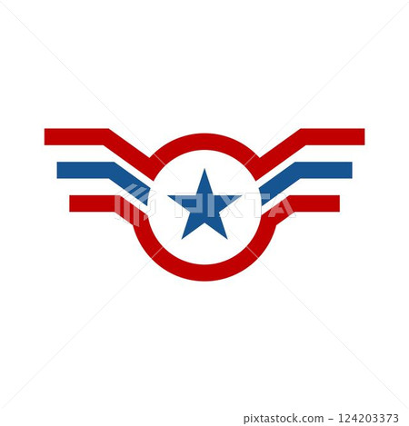 Military academy logo design 124203373