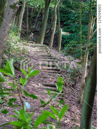 Mountain road signpost Mountain road signpost 124204003