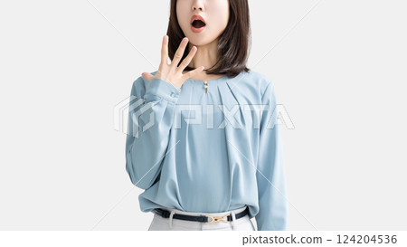 Surprised woman/business woman Surprised woman/business woman 124204536