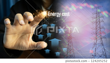 The concept of rising energy costs Energy shortage crisis The concept of rising energy costs Energy shortage crisis 124205252