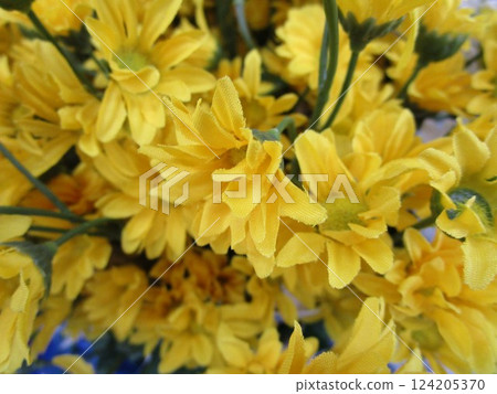 Colorful artificial flower bouquet Colorful artificial flower bouquet 124205370