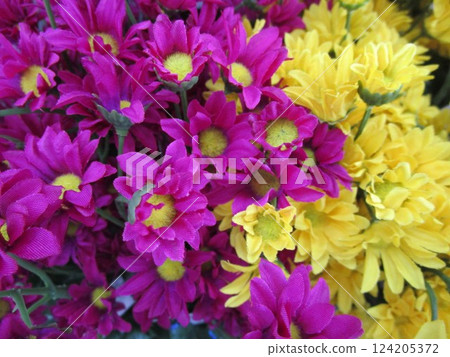 多彩人造花花束 124205372