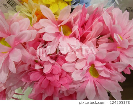 多彩人造花花束 124205378