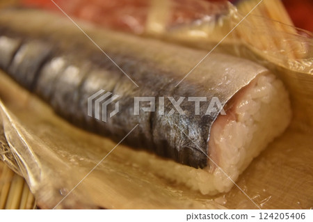 Mackerel stick sushi 124205406