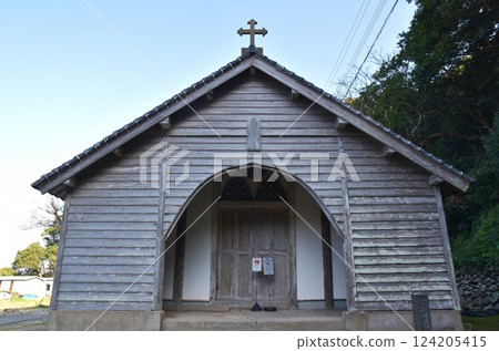 Former Olympic Church on a clear day in Nagasaki 124205415