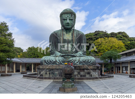 The Great Buddha of Kamakura at Kotoku-in temple in Japan The Great Buddha of Kamakura at Kotoku-in temple in Japan 124205463