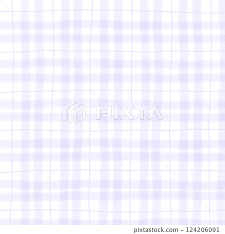 Purple Plaid Gingham Hand Drawn Background Pattern Overlay Purple Plaid Gingham Hand Drawn Background Pattern Overlay 124206091