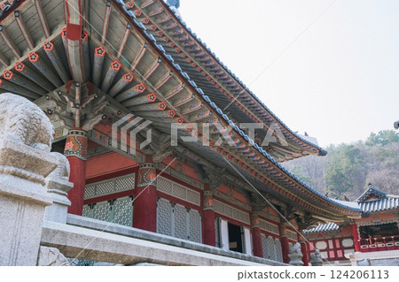 Ancient Korean Architectural Scenery 124206113
