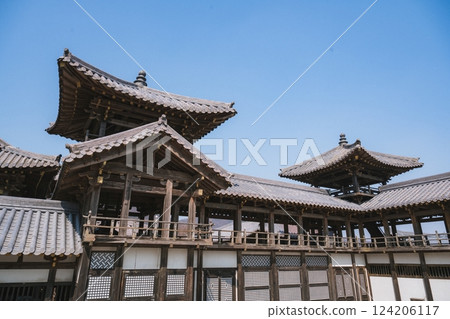 Ancient Korean Architectural Scenery 124206117