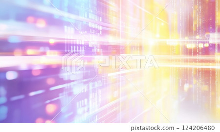 Abstract scientific medical background with floating molecules, transparent petri dishes, and digital data streams, soft blurred light effects creating a futuristic lab atmosphere. Abstract scientific medical background with floating molecules, transparent petri dishes, and digital data streams, soft blurred light effects creating a futuristic lab atmosphere. 124206480