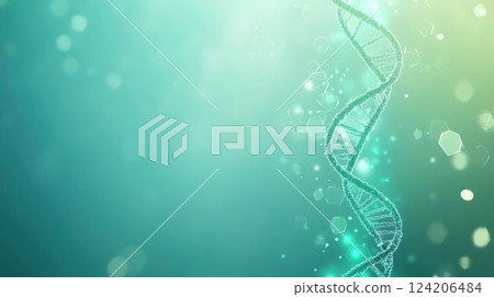 Futuristic abstract medical background with glowing biometric data, DNA strands, and holographic health analytics, soft blue and cyan tones, high-tech digital interface with hexagonal patterns Futuristic abstract medical background with glowing biometric data, DNA strands, and holographic health analytics, soft blue and cyan tones, high-tech digital interface with hexagonal patterns 124206484